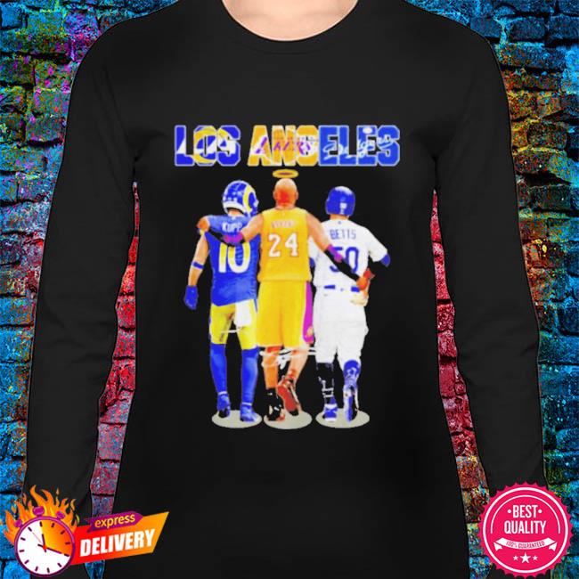 Los angeles cooper kupp kobe bryant and mookie betts signatures shirt,  hoodie, sweater, long sleeve and tank top