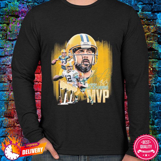 Official Aaron Rodgers MVP Green Bay Packers 2022 signature shirt