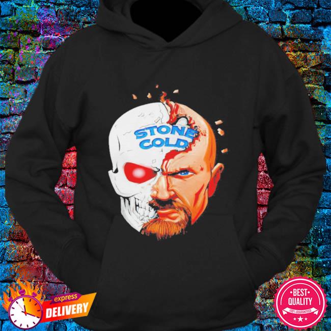 Stone Cold Steve Austin Half Skull Shirt, hoodie, sweater, long