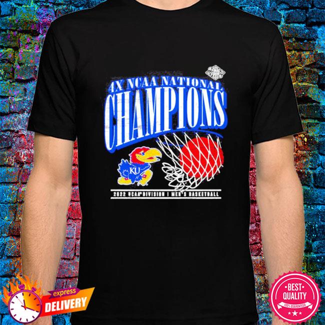 Awesome Kansas Jayhawks 2022 NCAA Men’s Basketball National Champions T-Shirt Sweatshirt Hoodie KU Champions Shirt Kansas Champions Shirt