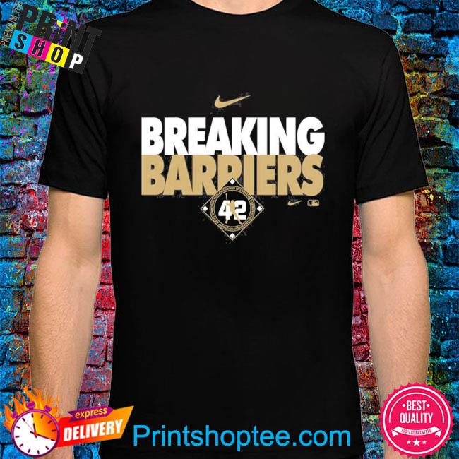 Breaking barriers 42 shirt, hoodie, sweater, long sleeve and tank top