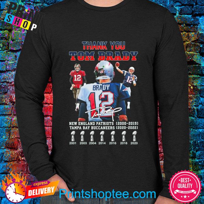 Funny Tampa Bay Buccaneers Thank you Tom Brady signature 2022 shirt,  hoodie, sweater, long sleeve and tank top