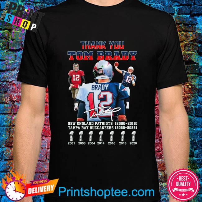 Funny Tampa Bay Buccaneers Thank you Tom Brady signature 2022 shirt,  hoodie, sweater, long sleeve and tank top
