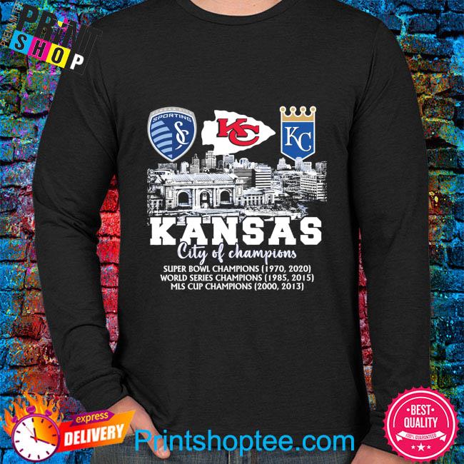 Kansas city Sport Kansas City Chiefs and Kansas City Royals Champions shirt