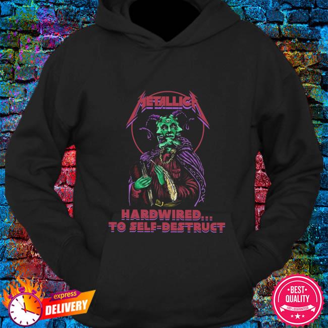 metallica hardwired to self destruct shirt