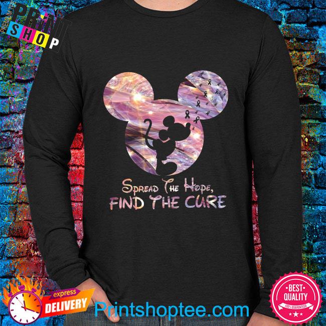 Mickey mouse breast cancer sales shirt