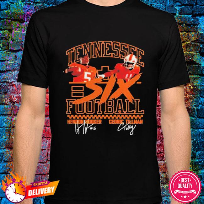 Tennessee Volunteers Skyline Peyton Manning And Hendon Hooker Signatures  shirt, hoodie, sweater, long sleeve and tank top