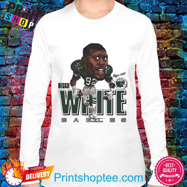 Official Reggie White Philadelphia Football Legend Retro Caricature Shirt,  hoodie, sweater, long sleeve and tank top