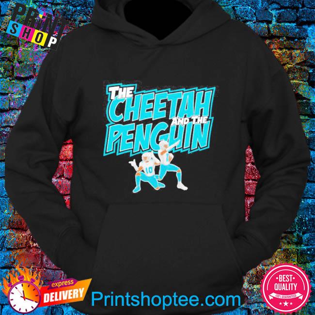 Tyreek Hill The Cheetah and the Penguin Miami Dolphins Funny T