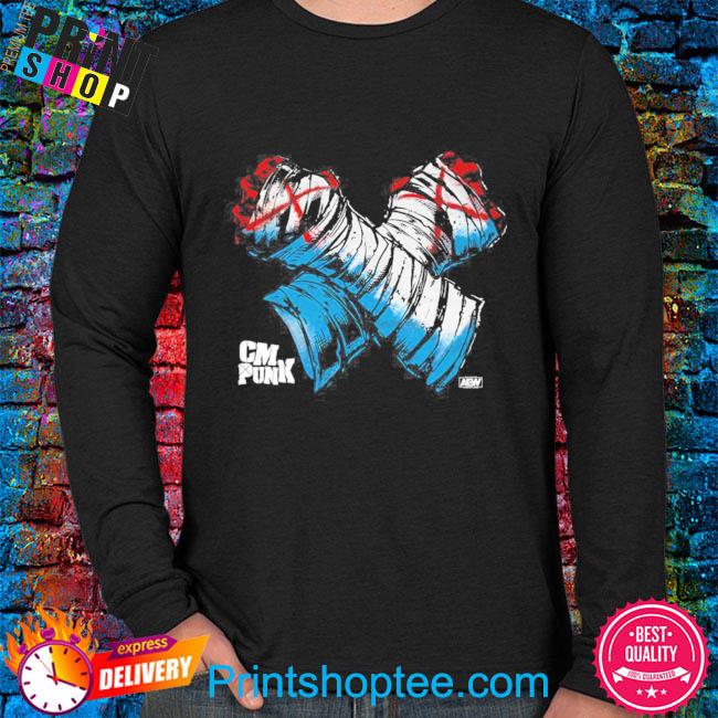 aew shop cm punk t shirt