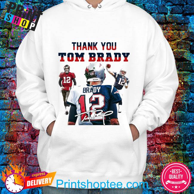 Thank you Tom Brady Tampa Bay Buccaneers signature 2022 shirt