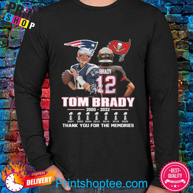 Tom Brady 2000-2022 Signatures Thank You For The Memories