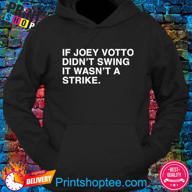 IF JOEY VOTTO DIDN'T SWING IT WASN'T A STRIKE.