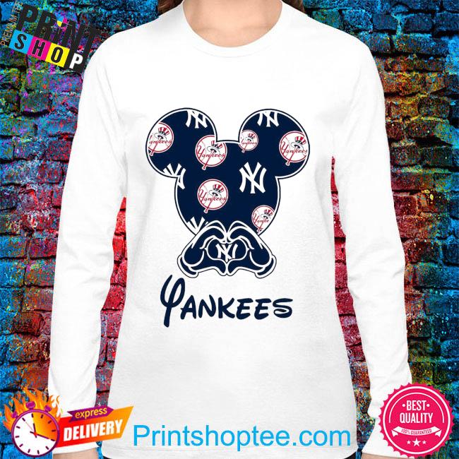 Mickey mouse new york yankees logo shirt, hoodie, sweater, long sleeve and  tank top