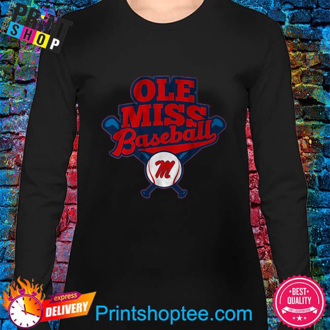 ole miss baseball tee