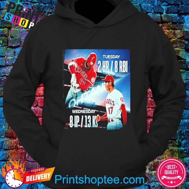 Official Shohei Ohtani MLB Los Angeles Angels Red Shirt, hoodie, sweater,  long sleeve and tank top