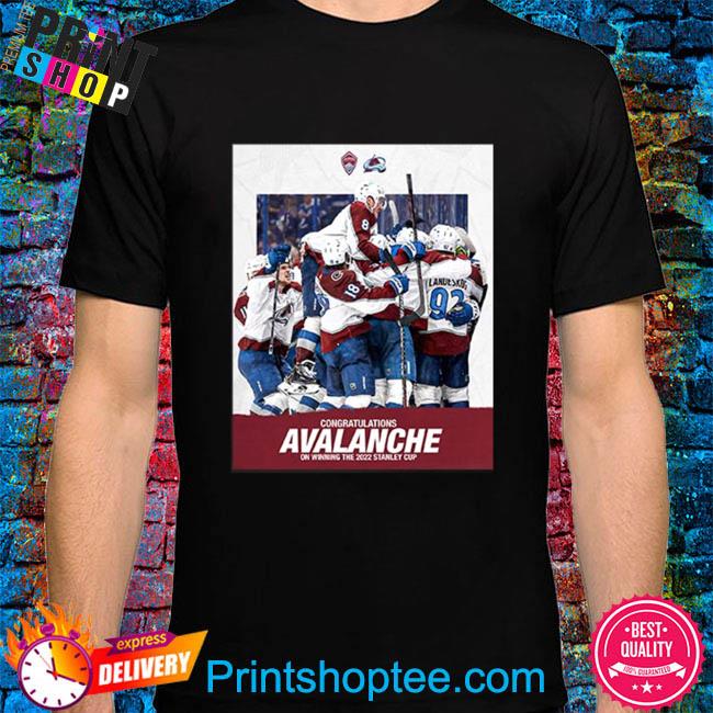 Colorado Avalanche 2022 Stanley Cup Champions T Shirt, Custom prints store