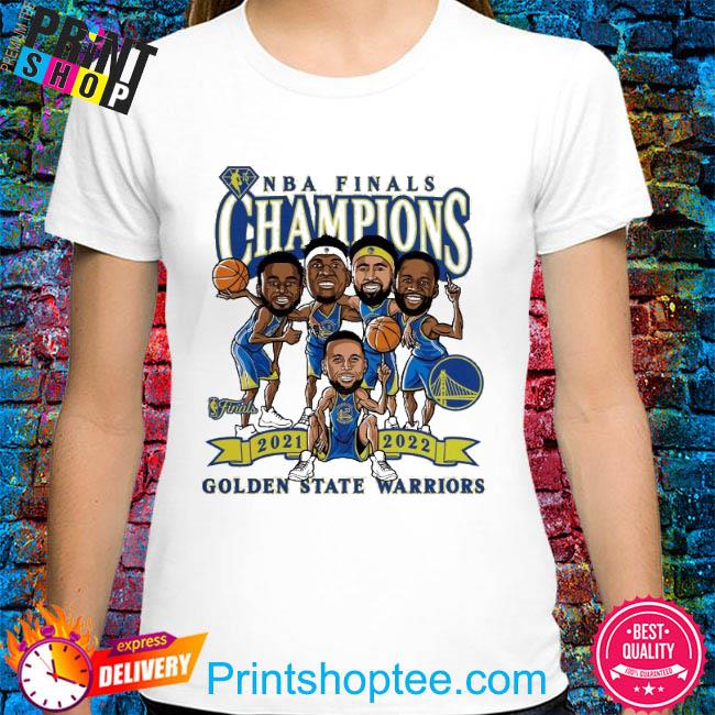 Golden State Warriors 2022 NBA Finals Champions Caricature Shirt