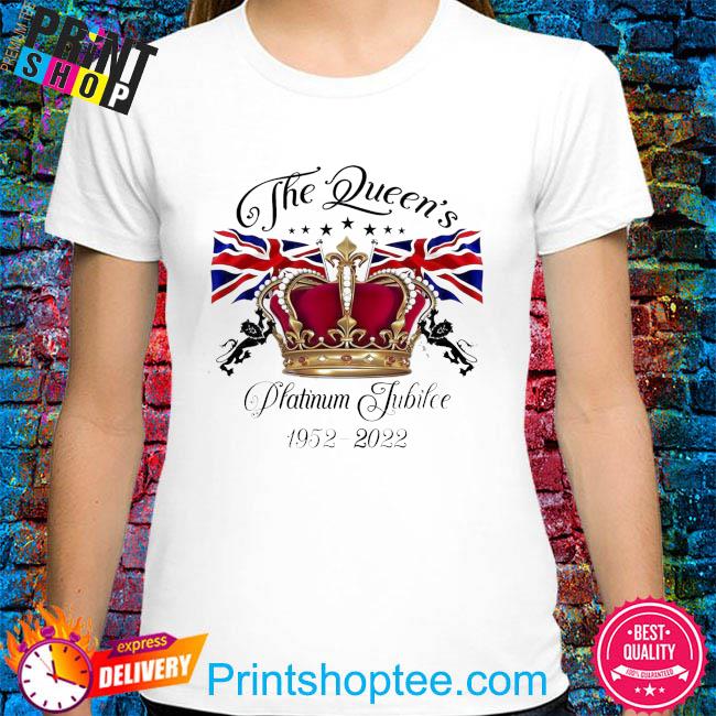 Queen elizabeth II platinum jubilee 2022 the queen's crown shirt ...