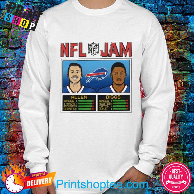 Homage Store Nfl Jam Bills Allen And Diggs Shirt, hoodie, sweater