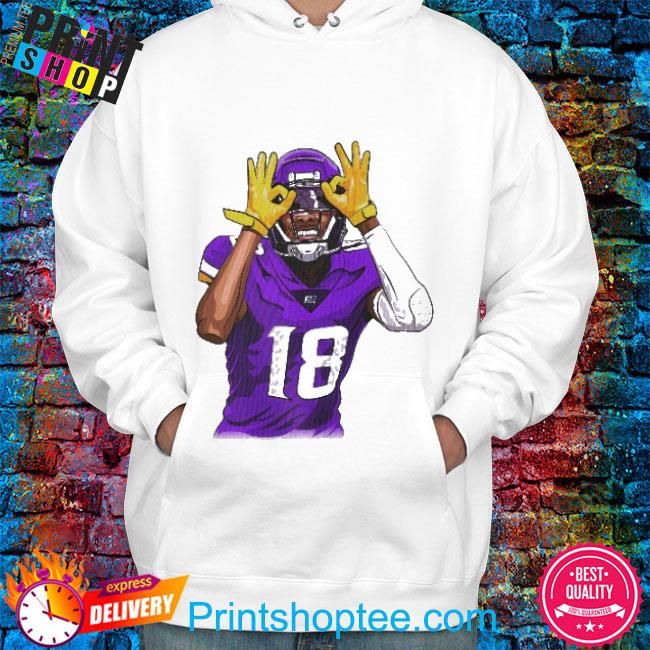 Jjets Justin Jefferson Hooded Sweatshirt Minnesota Vikings