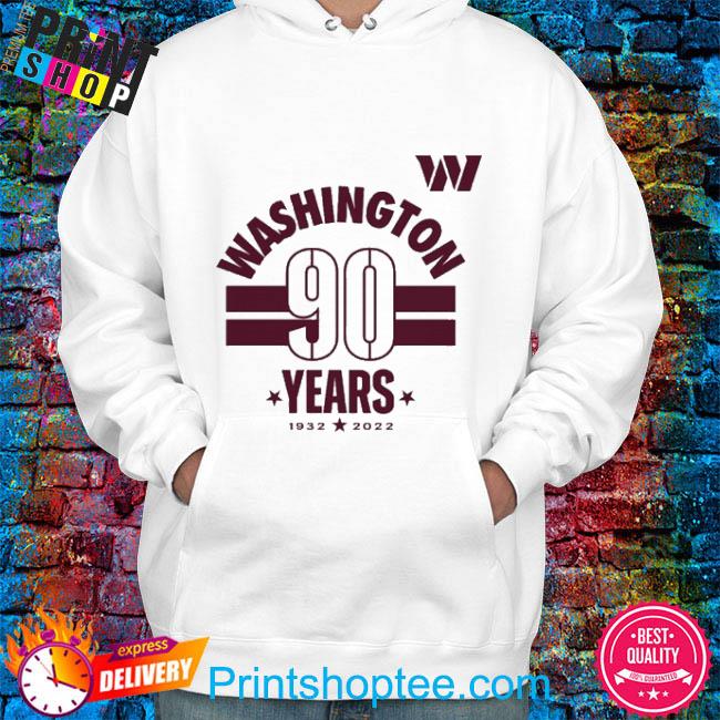 Washington Commanders 90 Years Shirt, hoodie, sweater, long sleeve and tank  top