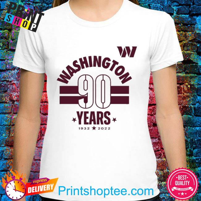 Washington Commanders 90 Years Shirt, hoodie, sweater, long sleeve and tank  top