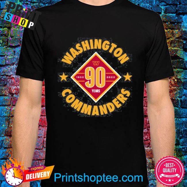 Nfl Washington Commanders 90 Years Shirt, hoodie, sweater, long sleeve and  tank top