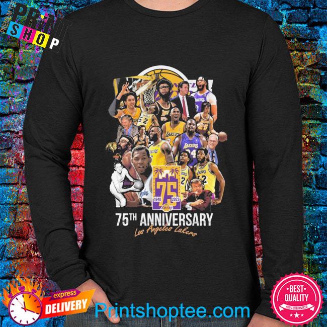 Los angeles lakers 75th anniversary 1948 2023 shirt, hoodie, sweater, long  sleeve and tank top