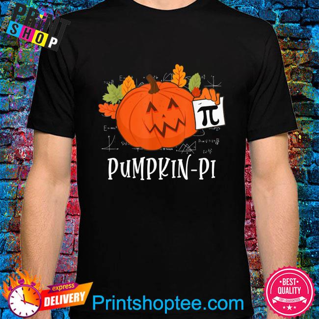 pumpkin pi math shirt