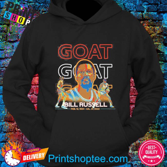 RIP Bill Russell Goat Goat 1934-2022 Shirt, hoodie, sweater, long sleeve  and tank top