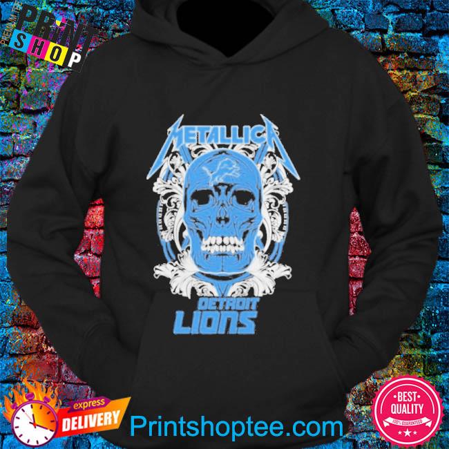 Skull Metallica Detroit Lions Shirt, hoodie, sweater, long sleeve