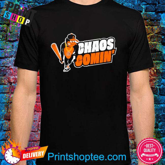 Baltimore Orioles Chaos Logo T-shirt