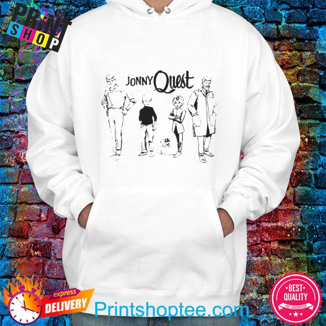 Black And White Art Jonny Quest Team Has Arrived s hoodie