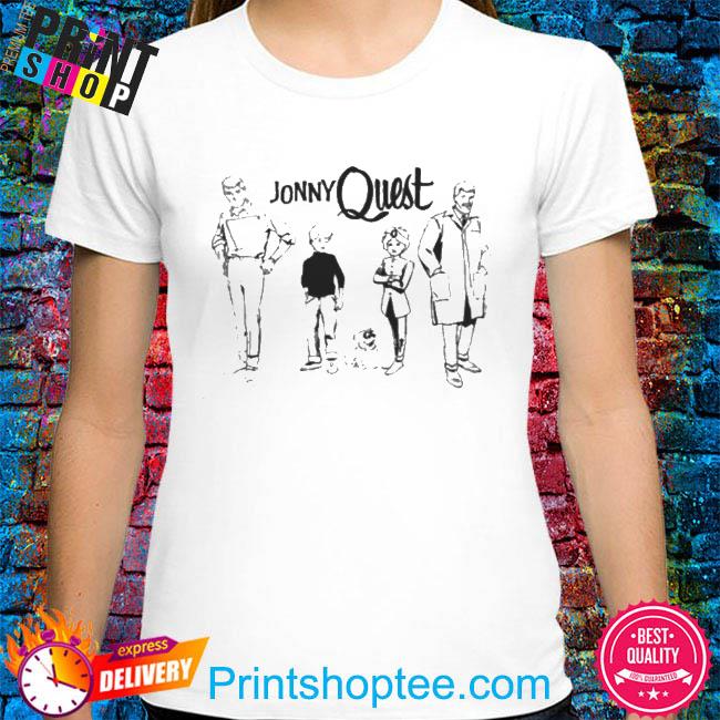 Black And White Art Jonny Quest Team Has Arrived shirt