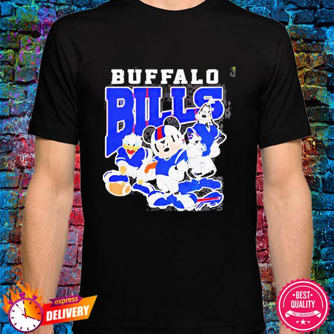 Disney mickey mouse and friends Buffalo Bills t-shirt - Kaiteez