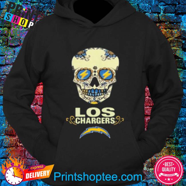 Los Angeles Chargers skull Shirt, hoodie, sweater, long sleeve and