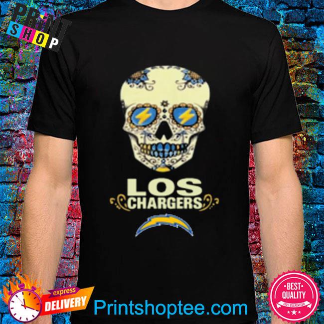 Los Angeles Chargers skull Shirt, hoodie, sweater, long sleeve and