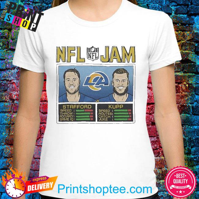 Nfl Jam Los Angeles Rams Cooper Kupp And Matthew Stafford Stafford Shirt,  hoodie, sweater, long sleeve and tank top