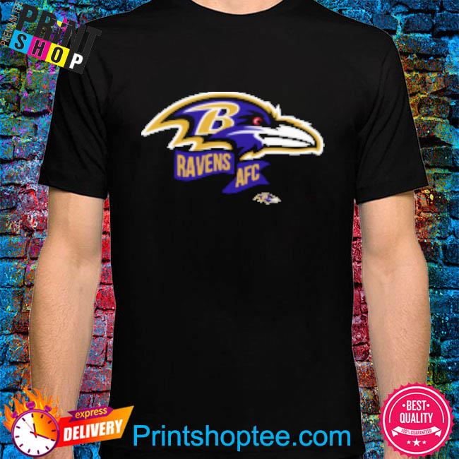 Baltimore Ravens New Era Ravens Afc Cream Sideline Chrome T-Shirt