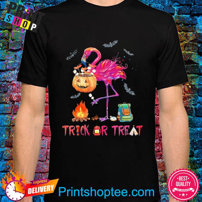 halloween flamingo shirt