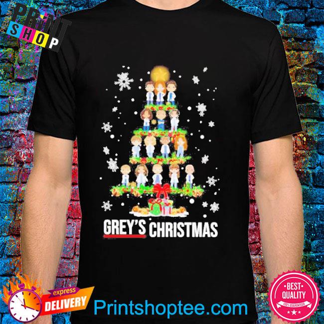 Grey’s Anatomy chibi Christmas tree 2022 shirt
