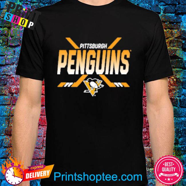 NHL Shop Pittsburgh Penguins Fanatics Branded Black Covert Youth T-Shirt