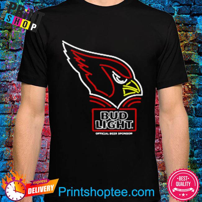 Official Bud Light Arizona Cardinals NFL LED Sign T-Shirt