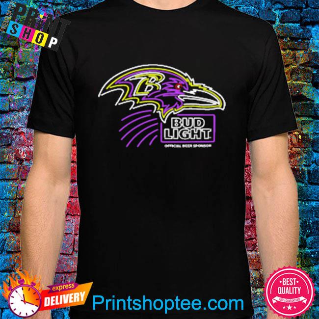 Official Bud Light Baltimore Ravens T-Shirt
