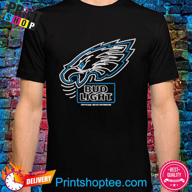 Official Bud Light Philadelphia Eagles NFL LED Sign T-Shirt