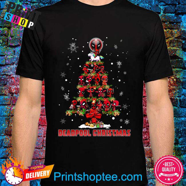 Official Chibi Deadpool Christmas Tree 2022 Sweater