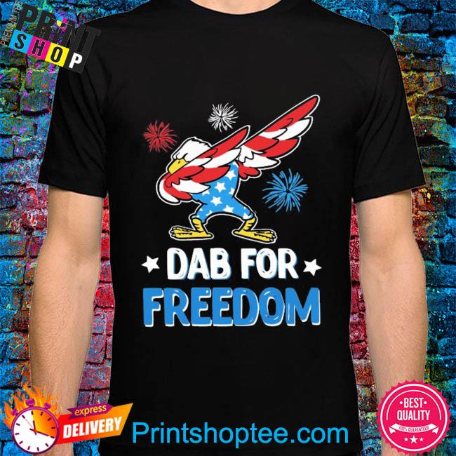 Official Dabbing eagle dab for freedom marked cricetus American independence shirt