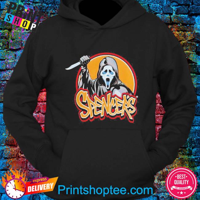 Official Ghost Face Spencers Logo Shirt, hoodie, sweater, long sleeve ...