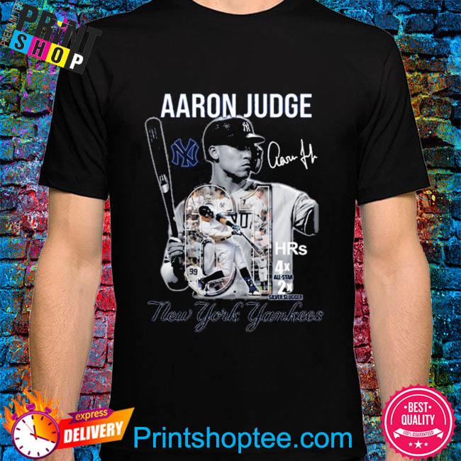 Official New York Yankees Aaron Judge 61 signature shirt